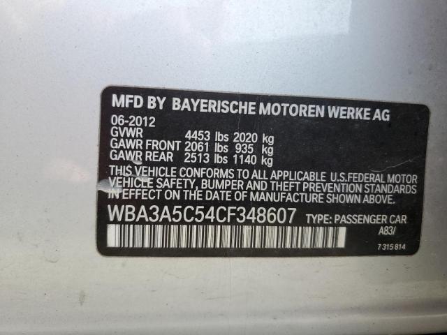  BMW 3 SERIES 2012 Серебристый