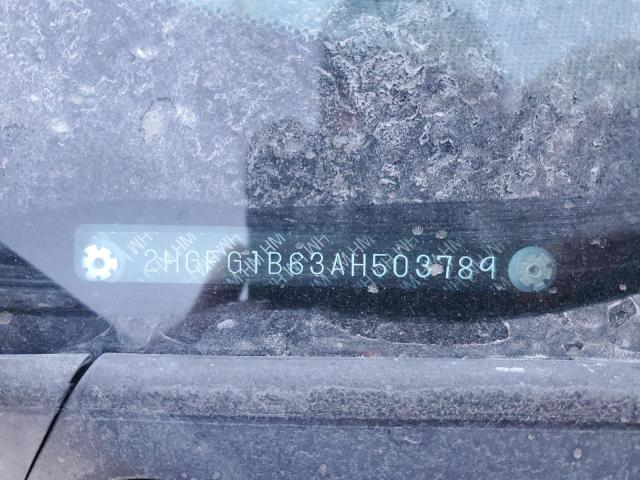 2010 Honda Civic Lx VIN: 2HGFG1B63AH503789 Lot: 42094844