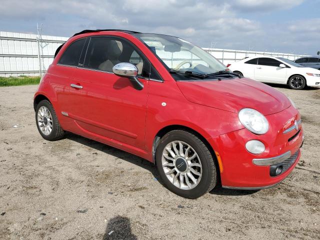 Кабріолети FIAT 500 2012 Червоний