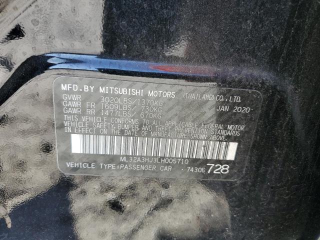 2020 MITSUBISHI MIRAGE ES - ML32A3HJ3LH005710