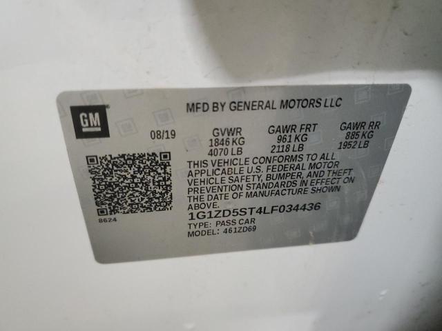 2020 CHEVROLET MALIBU LT 1G1ZD5ST4LF034436