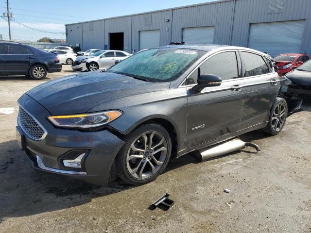 Lot #2492163632 2019 FORD FUSION TIT salvage car