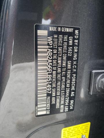 2015 PORSCHE MACAN S - WP1AB2A56FLB51497