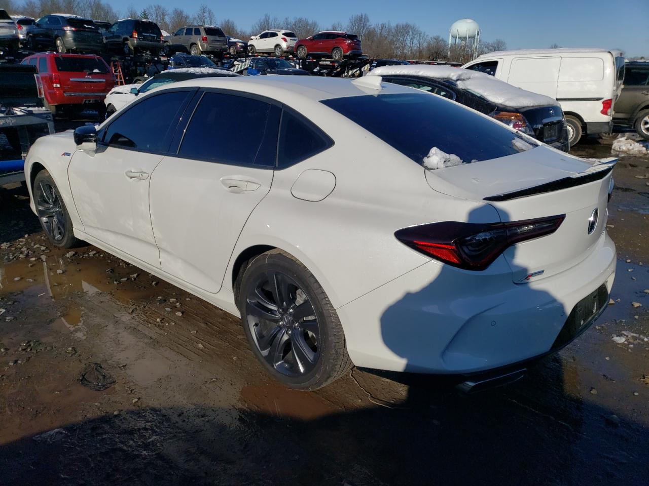 ACURA TLX TECH A 2022 white  gas 19UUB6F51NA000965 photo #3