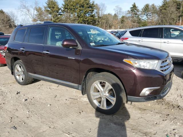 VIN 5TDDK3EH7DS265352 2013 Toyota Highlander, Limited no.4