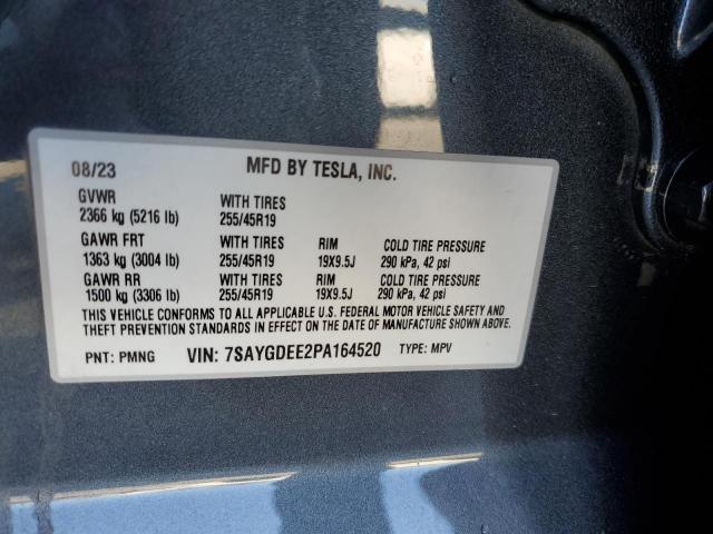 2023 TESLA MODEL Y - 7SAYGDEE2PA164520