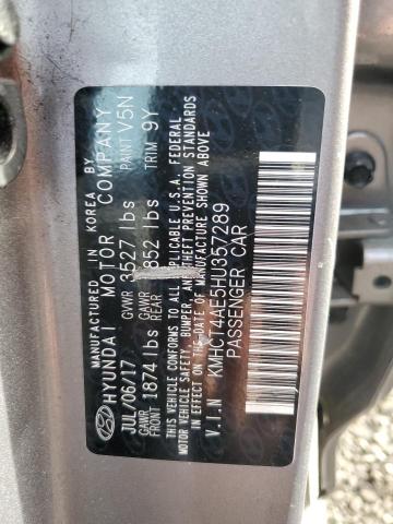 2017 HYUNDAI ACCENT SE KMHCT4AE5HU357289