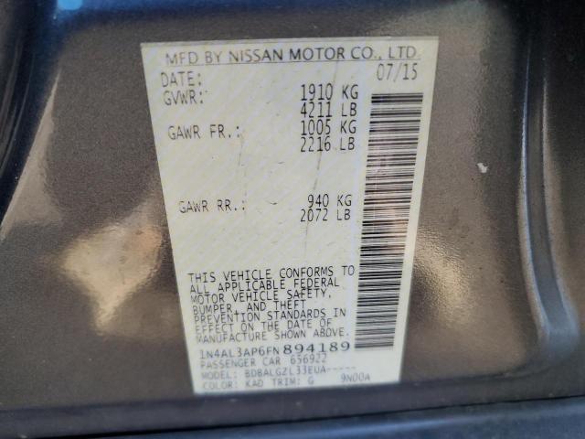 2015 NISSAN ALTIMA 2.5 #3303631930