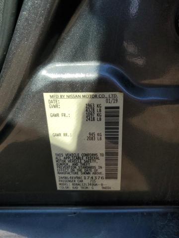 2019 NISSAN ALTIMA SL - 1N4BL4EV9KC174376