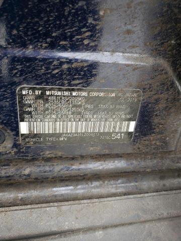 2020 MITSUBISHI OUTLANDER - JA4AZ3A31LZ004413