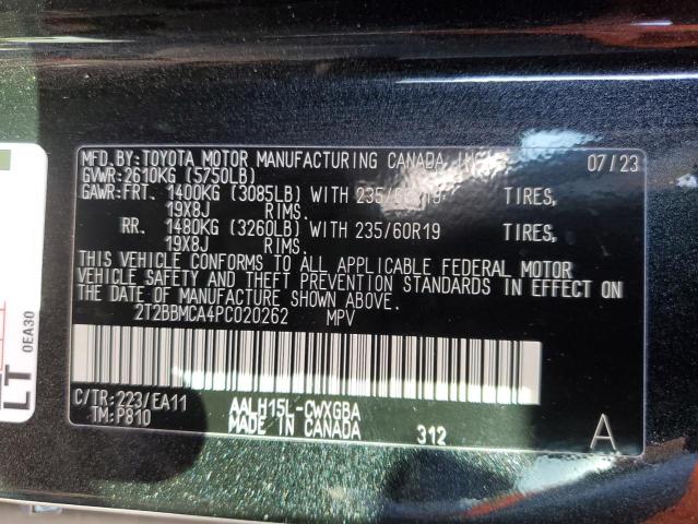 2023 LEXUS RX 350H BA - 2T2BBMCA4PC020262
