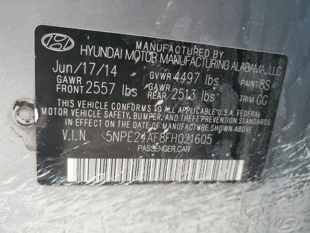2015 HYUNDAI SONATA SE 5NPE24AF8FH021605