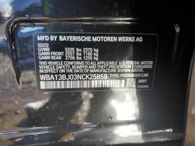 2022 BMW 530 XI - WBA13BJ03NCK25859