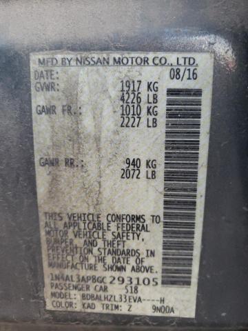 2016 NISSAN ALTIMA 2.5 1N4AL3AP8GC293105