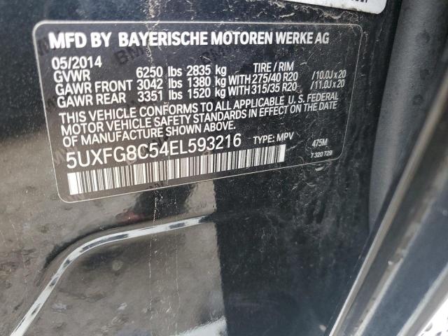 VIN 5UXFG8C54EL593216 2014 BMW X6, Xdrive50I no.13