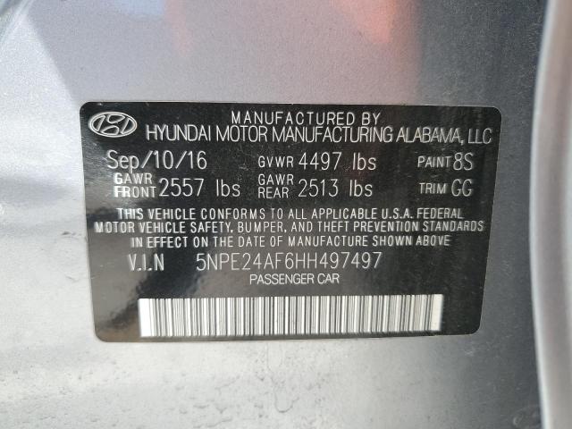 2017 HYUNDAI SONATA SE - 5NPE24AF6HH497497