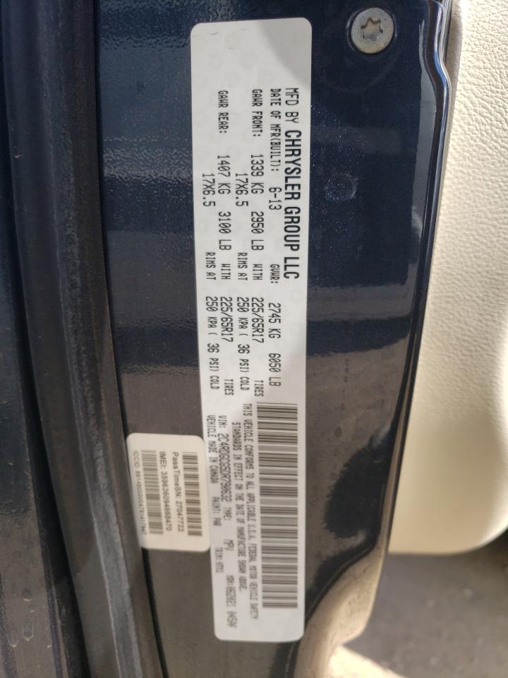 2C4RDGCG5DR790632 2013 Dodge Grand Caravan Sxt