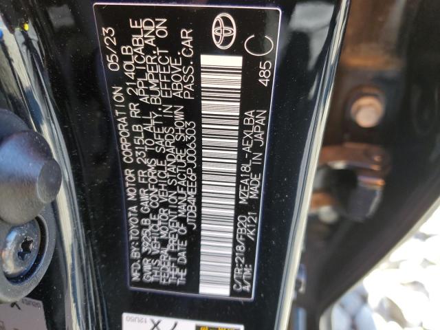 2023 TOYOTA COROLLA LE - JTDB4MEE6PJ006303
