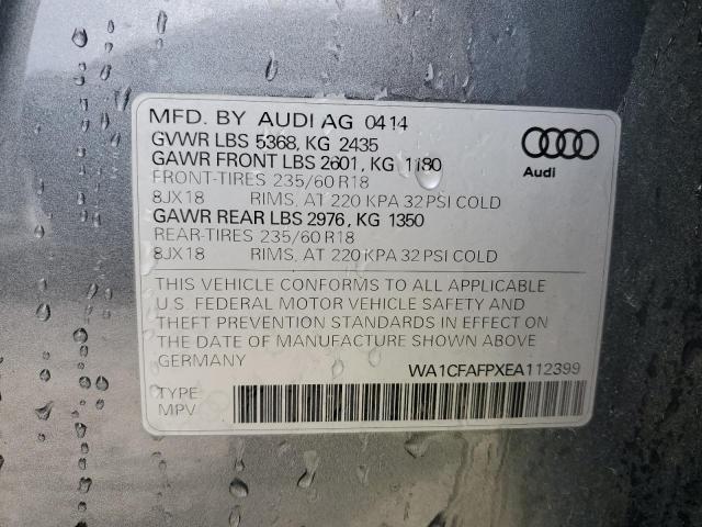 VIN WA1CFAFPXEA112399 2014 Audi Q5, Premium no.13