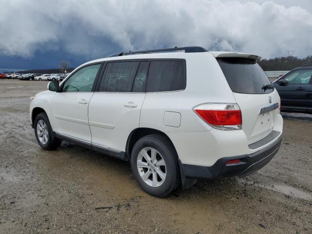 TOYOTA HIGHLANDER 2013 white  gas 5TDBK3EH5DS218568 photo #3