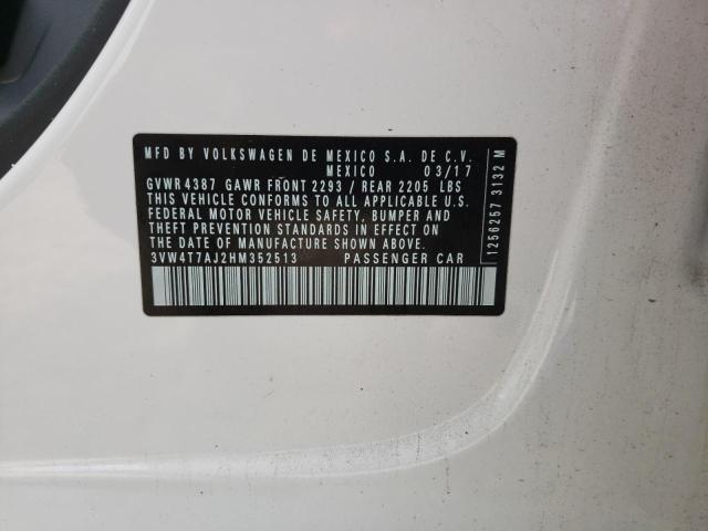 2017 VOLKSWAGEN JETTA GLI 3VW4T7AJ2HM352513