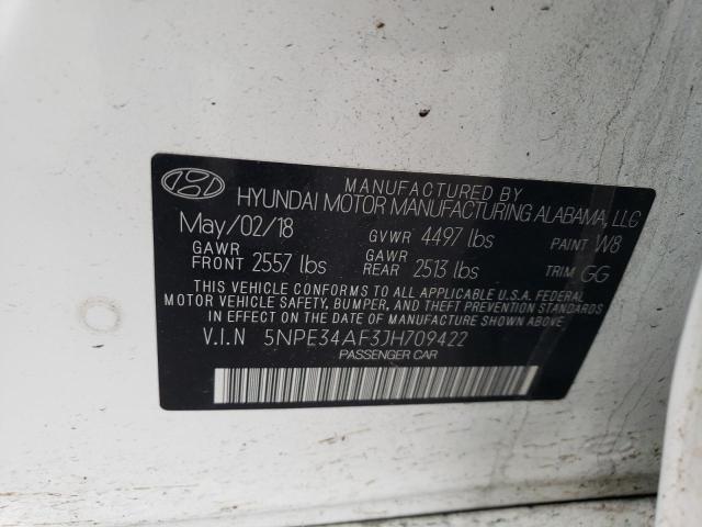 2018 HYUNDAI SONATA SPO 5NPE34AF3JH709422