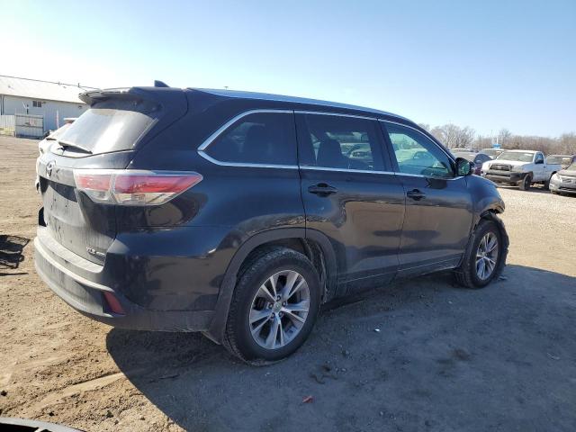 VIN 5TDJKRFH4ES015296 2014 Toyota Highlander, Xle no.3