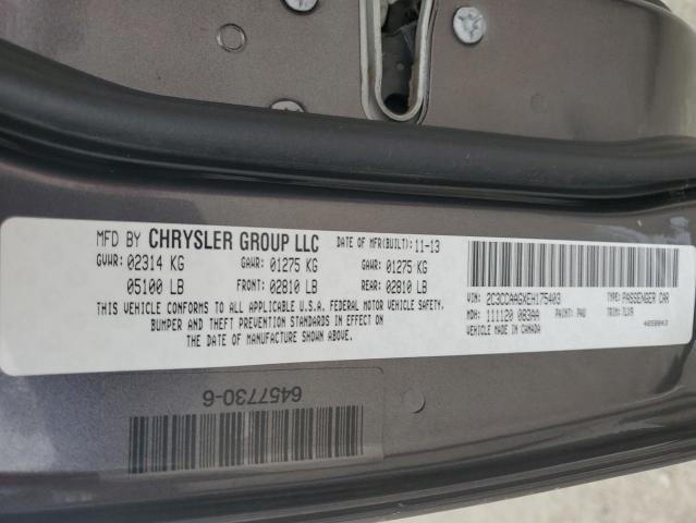 2014 Chrysler 300 VIN: 2C3CCAAGXEH175403 Lot: 42128374