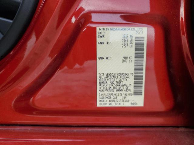 2017 NISSAN ALTIMA 2.5 - 1N4AL3AP5HC254649