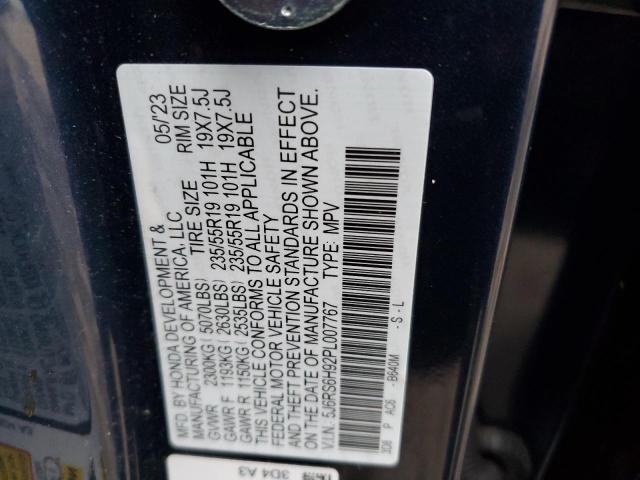 2023 HONDA CR-V SPORT - 5J6RS6H92PL007767