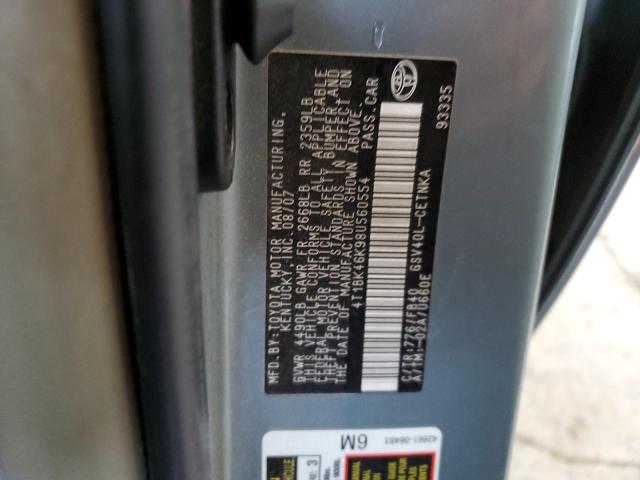 2008 Toyota Camry Le VIN: 4T1BK46K98U560554 Lot: 44246704