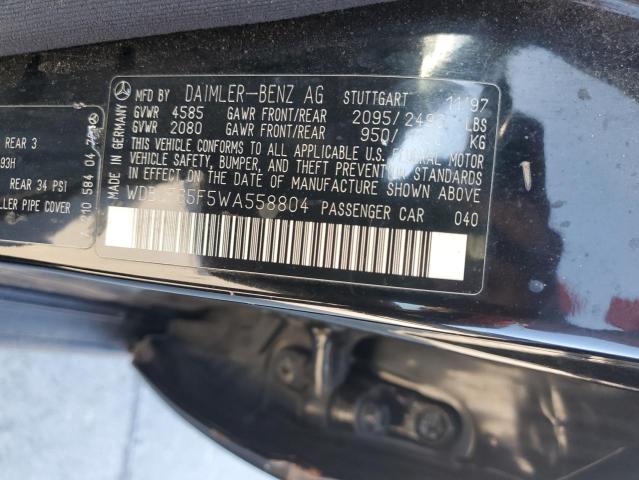 1998 Mercedes-Benz E 320 VIN: WDBJF65F5WA558804 Lot: 48292774