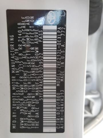 2020 TOYOTA COROLLA LE - 5YFEPRAE5LP029522