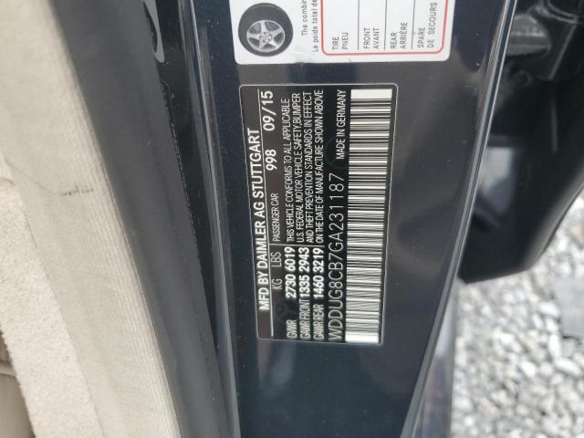 2016 MERCEDES-BENZ S 550 WDDUG8CB7GA231187