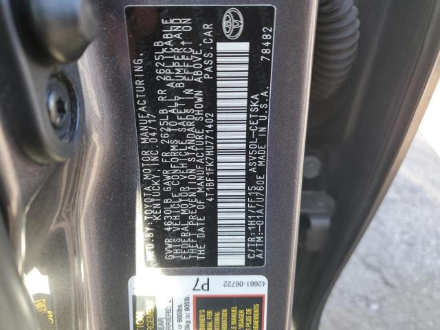 2017 TOYOTA CAMRY LE - 4T1BF1FK7HU771402