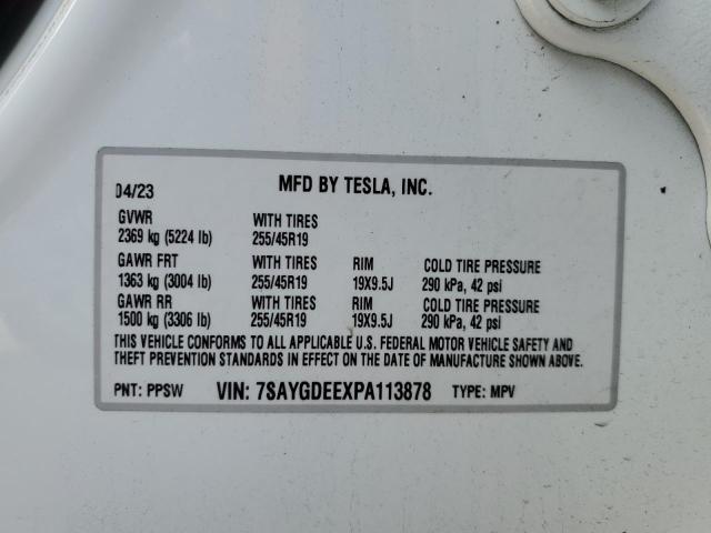 7SAYGDEEXPA113878 Tesla Model 3 MISC PARTS 13