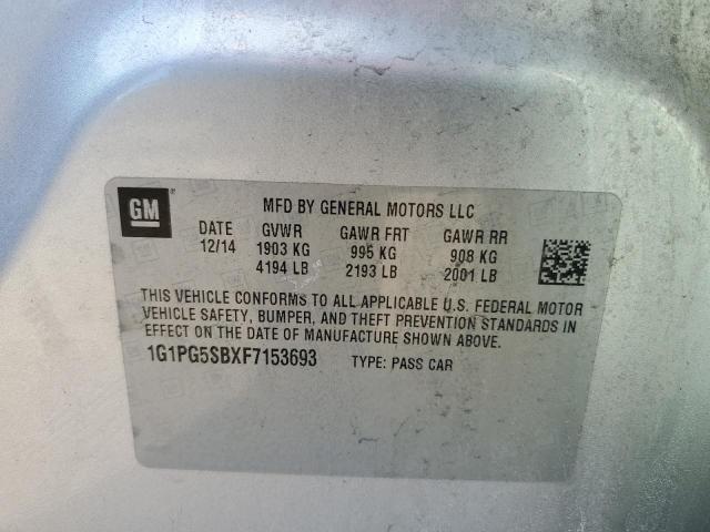 2015 CHEVROLET CRUZE LTZ - 1G1PG5SBXF7153693