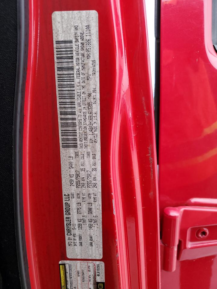 1J4BA3H16BL613255 2011 Jeep Wrangler Unlimited Sport