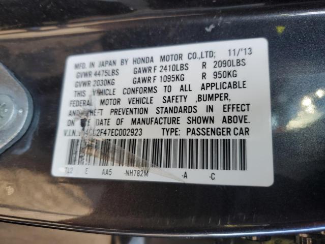 VIN 5NPD84LF0LH627242 2014 ACURA TSX no.12