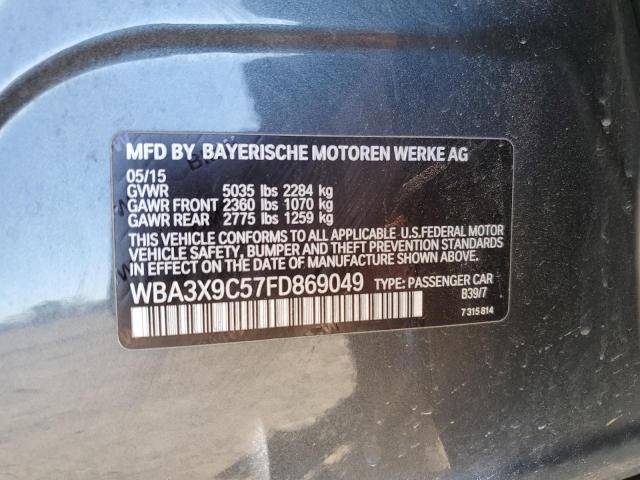 2015 BMW 335 XIGT - WBA3X9C57FD869049