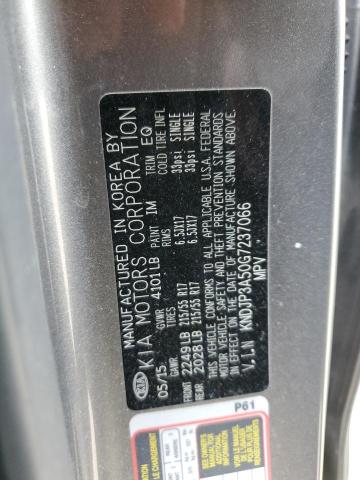 2016 Kia Soul + VIN: KNDJP3A50G7237066 Lot: 44566734