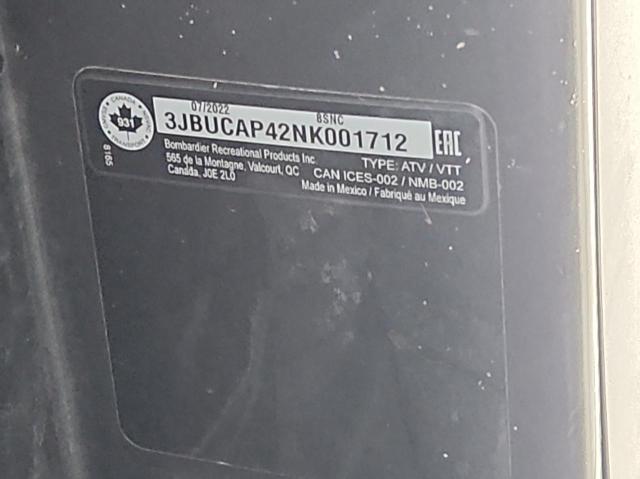 2022 CAN-AM DEFENDER M - 3JBUCAP42NK001712