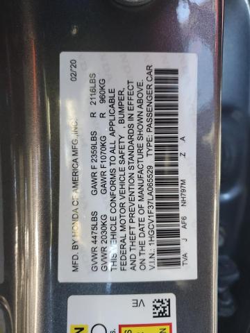 1HGCV1F37LA065529 Honda Accord SPO 13