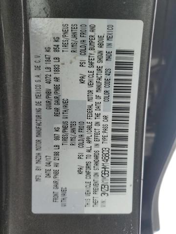 2017 MAZDA 3 3MZBN1M36HM146803