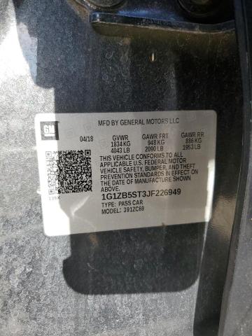 2018 CHEVROLET MALIBU LS 1G1ZB5ST3JF226949