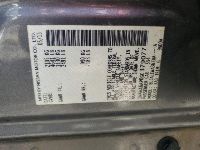 2016 NISSAN MAXIMA 3.5 - 1N4AA6AP0GC379077