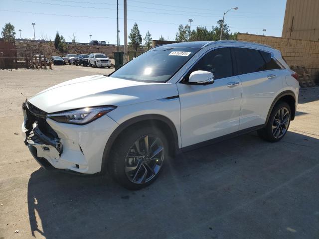 Lot #2524122627 2022 INFINITI QX50 AUTOG salvage car