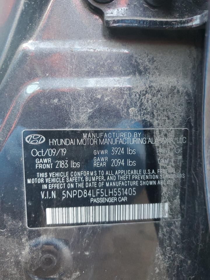 Lot #2959723918 2020 HYUNDAI ELANTRA SE