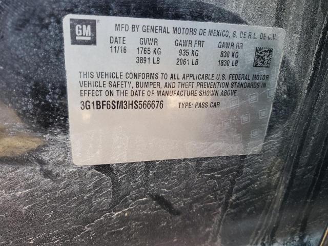 2017 CHEVROLET CRUZE PREM 3G1BF6SM3HS566676