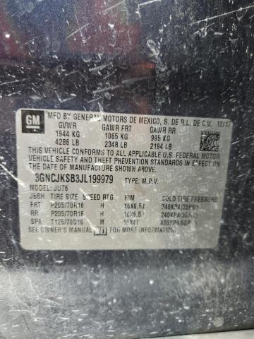 2018 CHEVROLET TRAX LS - 3GNCJKSB3JL199979